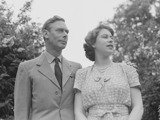 king george vi princess elizabeth 1945