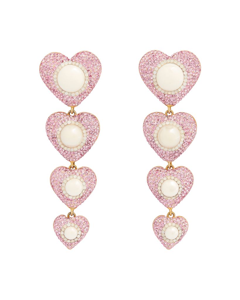 Needle & Thread X Soru Sweetheart Rose Drop Earrings priced at £220