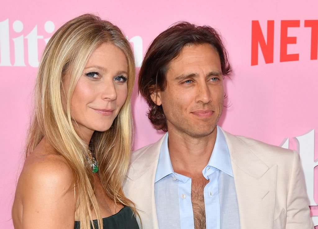 US actress Gwyneth Paltrow and her husband writer/producer Brad Falchuk arrive for the Netflix premiere of "The Politician" at the DGA theatre in New York City on September 26, 2019. (Photo by ANGELA WEISS / AFP) / ALTERNATIVE CROP        (Photo credit should read ANGELA WEISS/AFP via Getty Images)