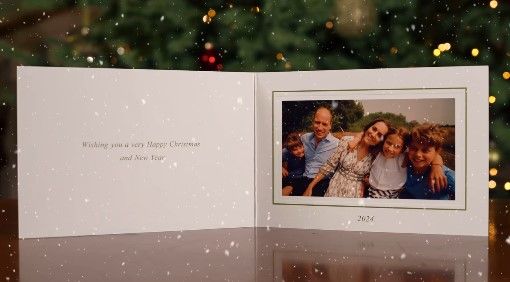 Kate Middleton Christmas card