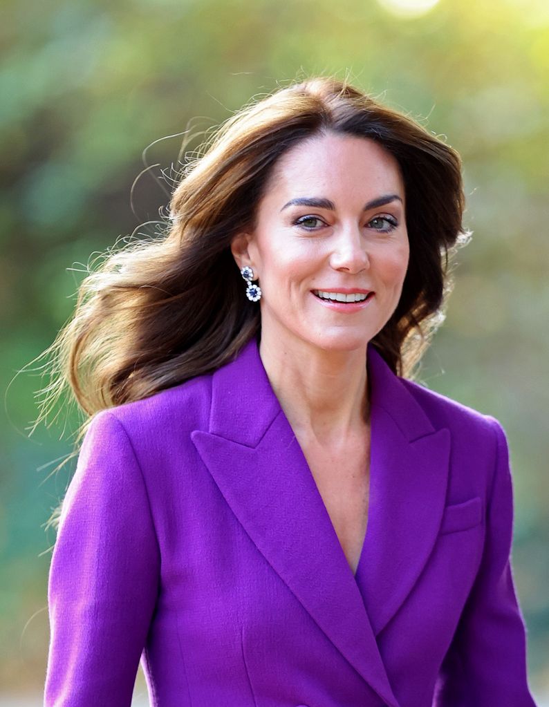 Catherine, Princess of Wales arrives at the Shaping Us National Symposium at the Design Museum 