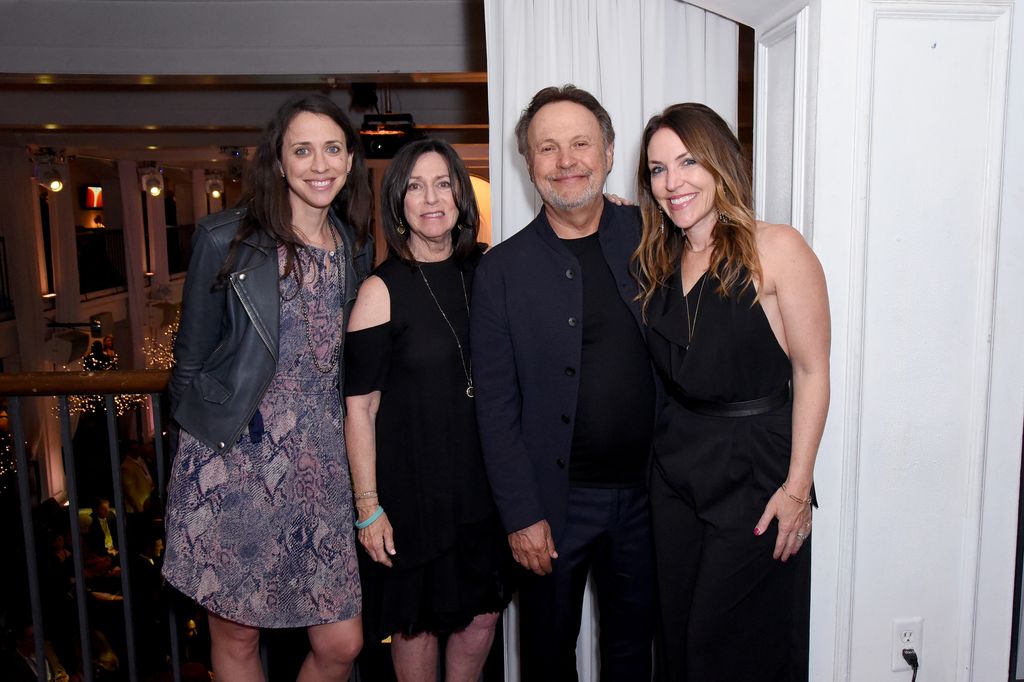 Special Guests Lindsay Crystal, Janice Crystal, Billy Crystal, and Jennifer Crystal Foley attend the Opening Night Gala at the 2019 10th Annual TCM Classic Film Festival on April 11, 2019 in Hollywood, California.