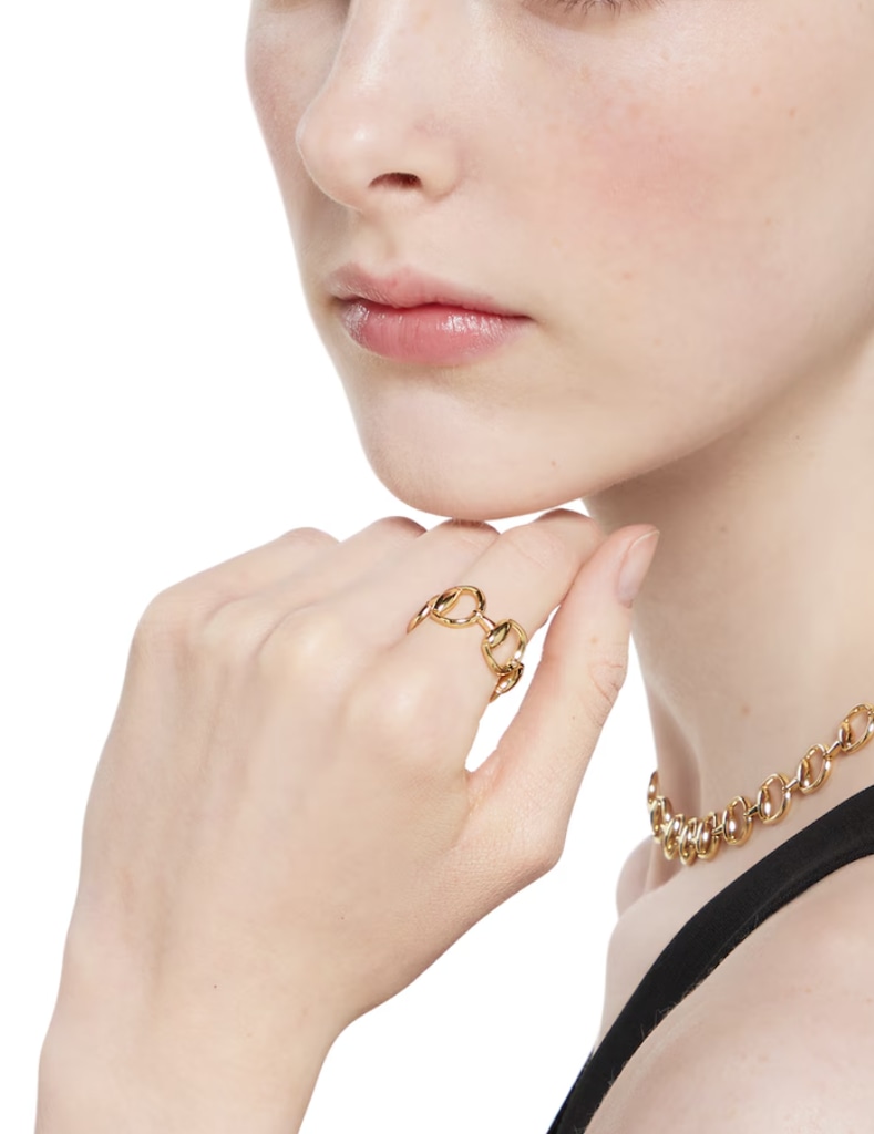 Gucci horsebit ring 