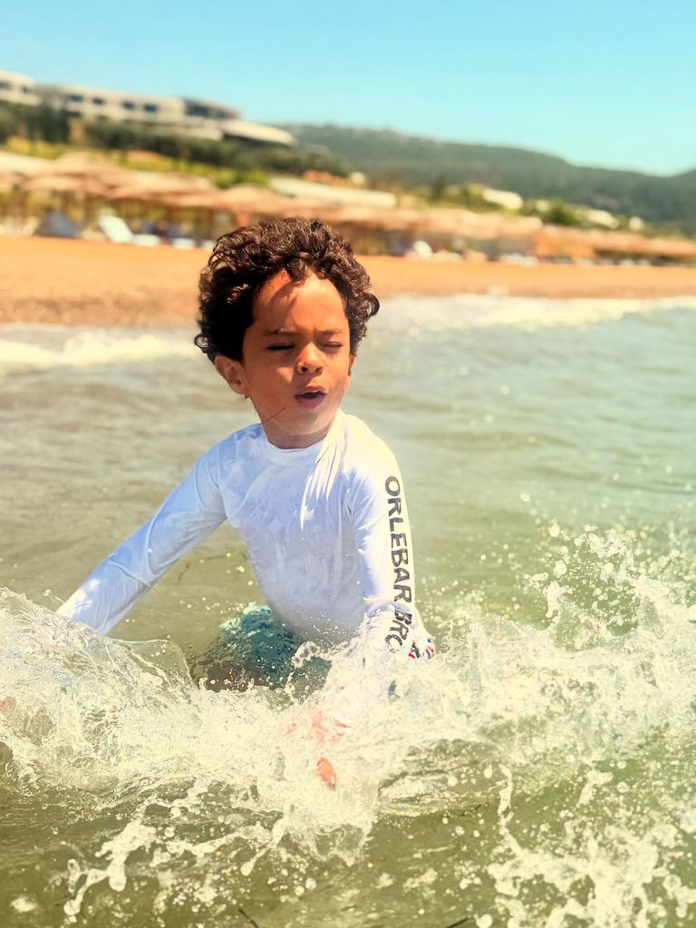Tamron hall's son moses in the sea 