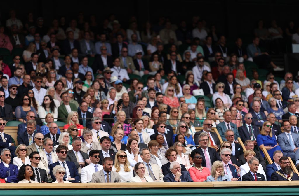 Royal Box at Wimbledon Day 1