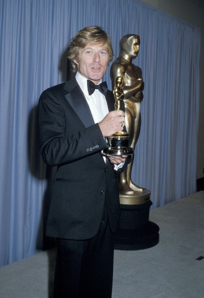 Robert Redford, winner of Best Director for "Ordinary People" Oscars 1981