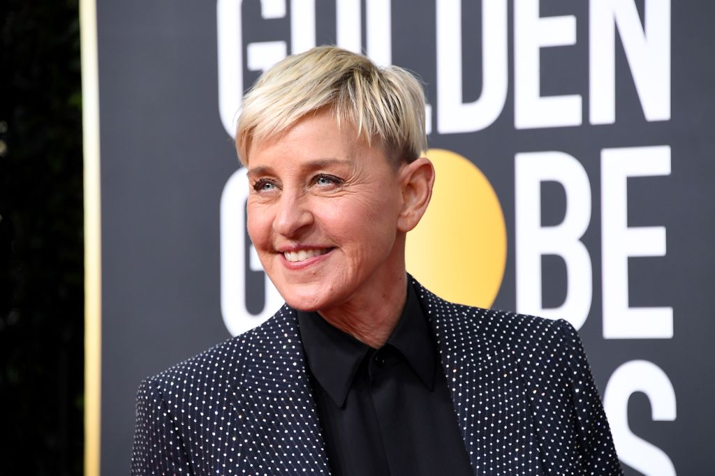 Ellen DeGeneres attends the 77th Annual Golden Globe Awards at The Beverly Hilton Hotel on January 05, 2020 in Beverly Hills, California