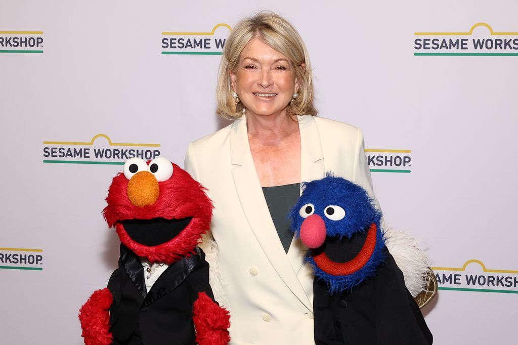 martha stewart sesame workshop gala with muppets