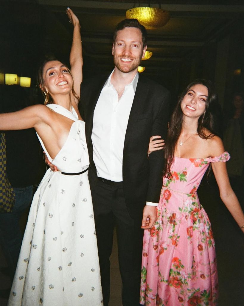 Princess Iman with her husband Brad and sister Noor