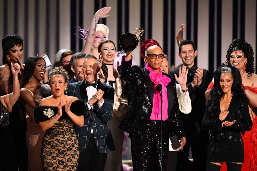 Outstanding Reality TV Competition Program winner RuPaul for "RuPaul's Drag Race" speak onstage 