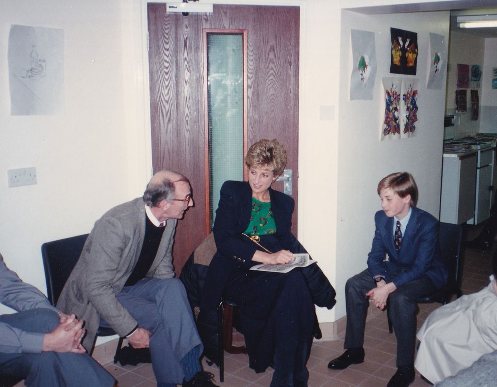 Prince William with Diana at the Passage in 1993