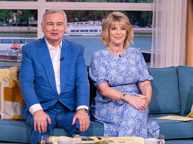 ruth langsford blue dress