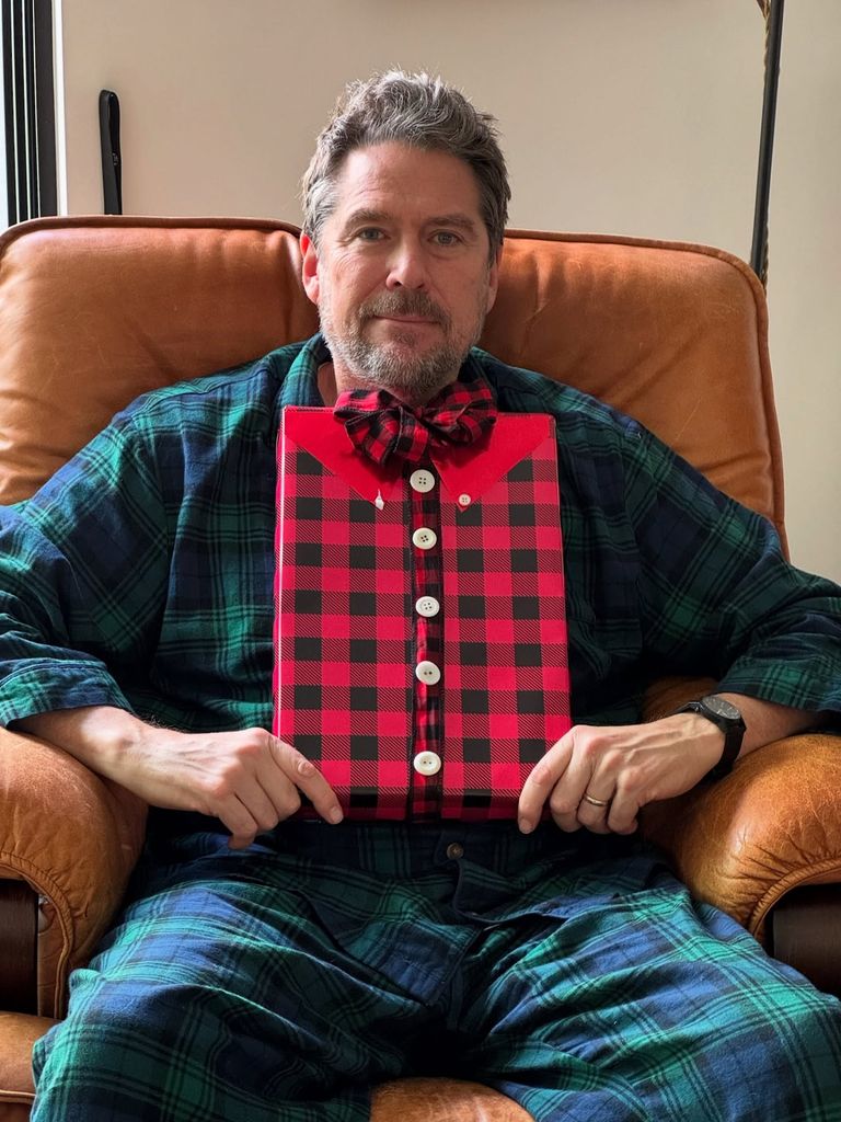 Alyson Hannigan's husband Alexis Denisof at Christmas