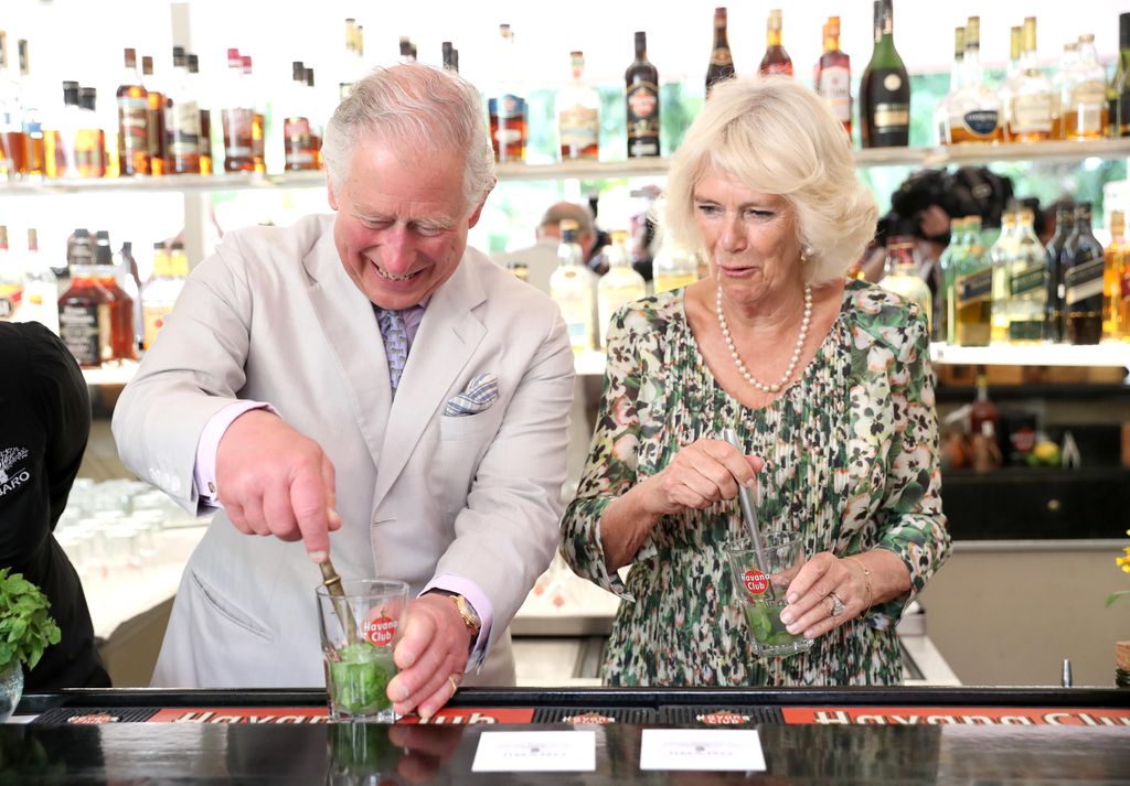 Charles and Camilla make mojitos in Cuba