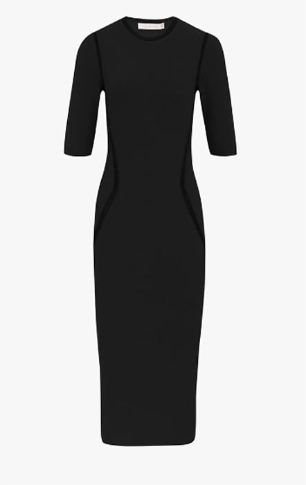 victoria beckham black dress