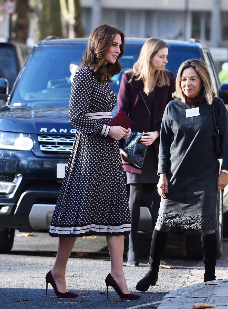 Kate looked lovely when she visited the Foundling Museum