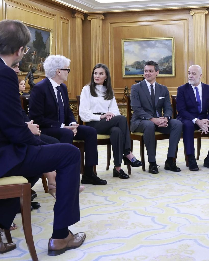 Queen Letizia held an audience at the palace on Thursday 