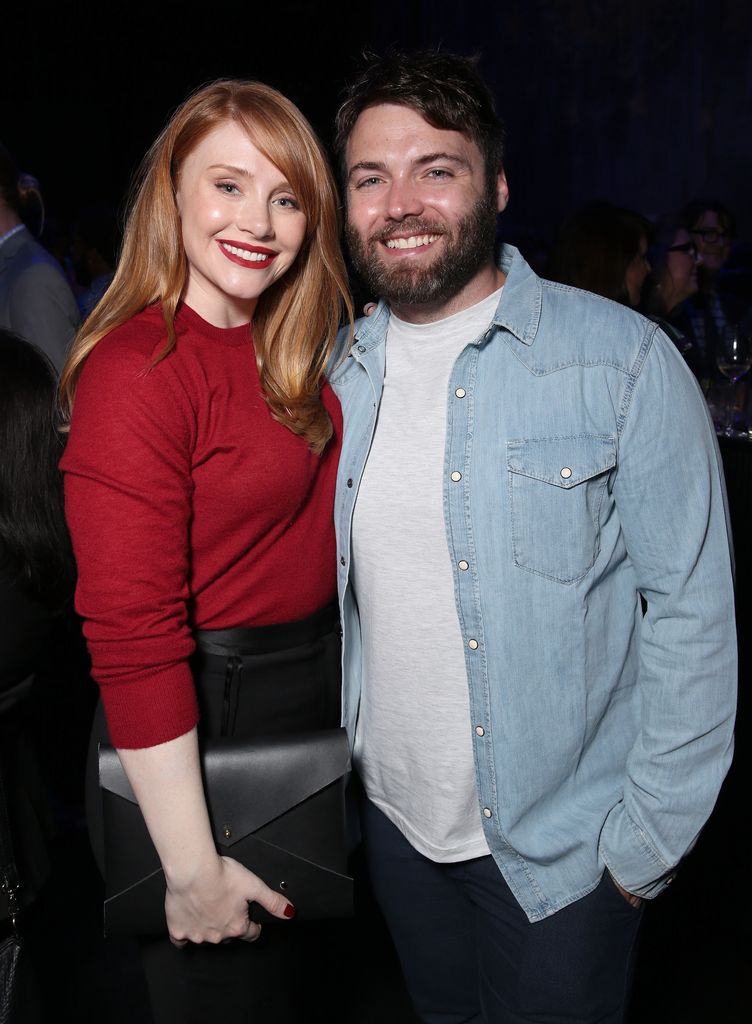 LOS ANGELES, CA - AUGUST 11:  Bryce Dallas Howard and husband Seth Gabel attend Sundance Institute NIGHT BEFORE NEXT at The Theatre At The Ace Hotel on August 11, 2016 in Los Angeles, California.  (Photo by Todd Williamson/Getty Images)