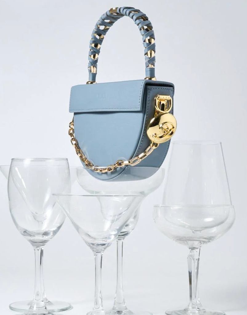Blue handbag from Patt