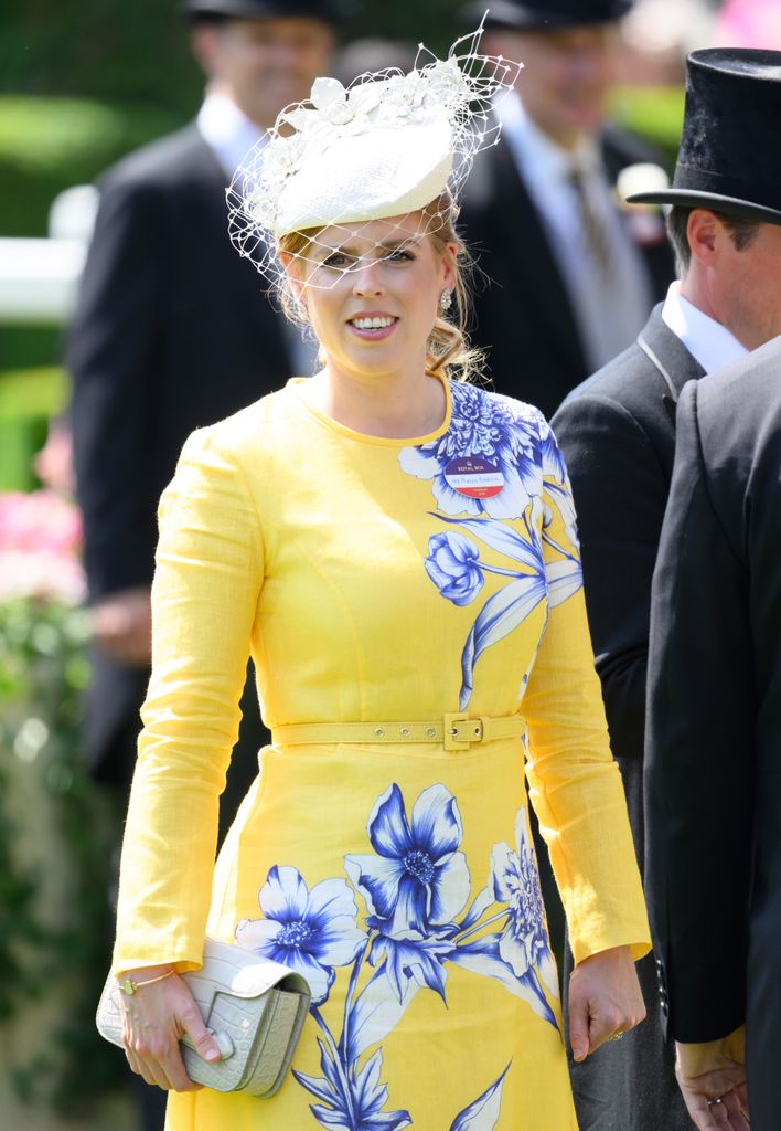 Princess Beatrice dari York menghadiri hari ketiga Royal Ascot di Ascot Racecourse