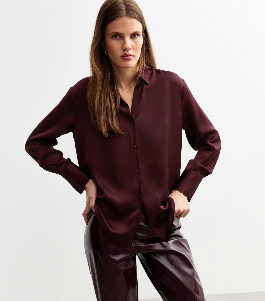 New Look Burgundy Shirt