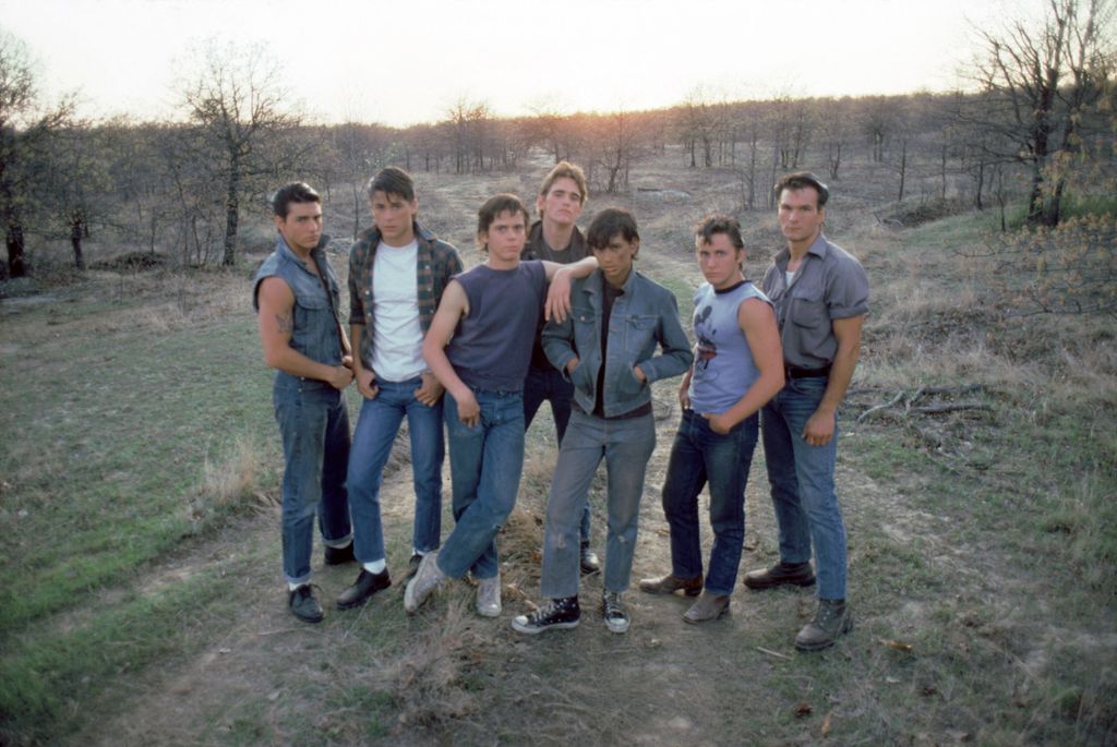 The cast of The Outsiders