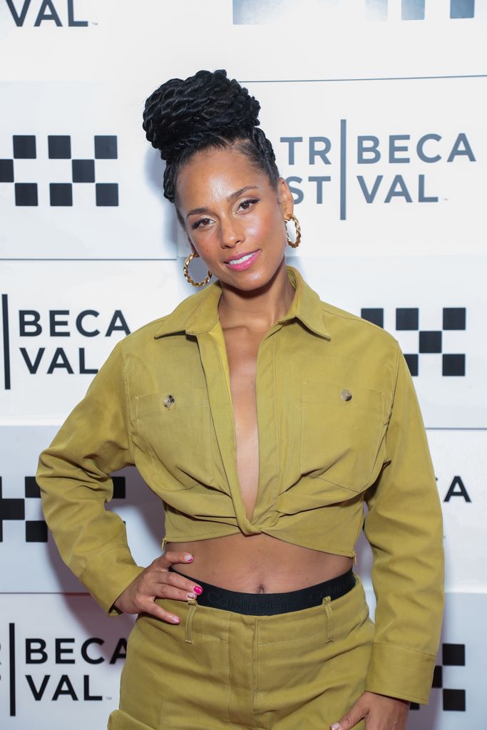 Alicia Keys attends the "Uncharted" premiere during the 2023 Tribeca Festival at BMCC Tribeca PAC on June 10, 2023 in New York City.