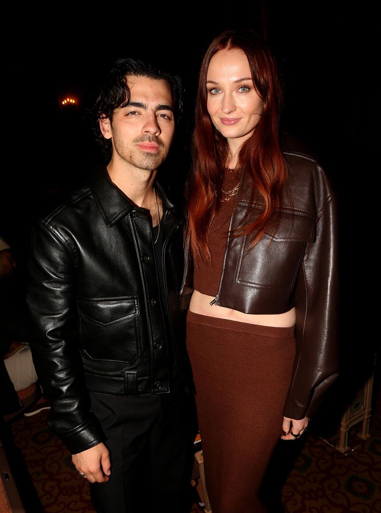 Joe Jonas and Sophie Turner at a Broadway show