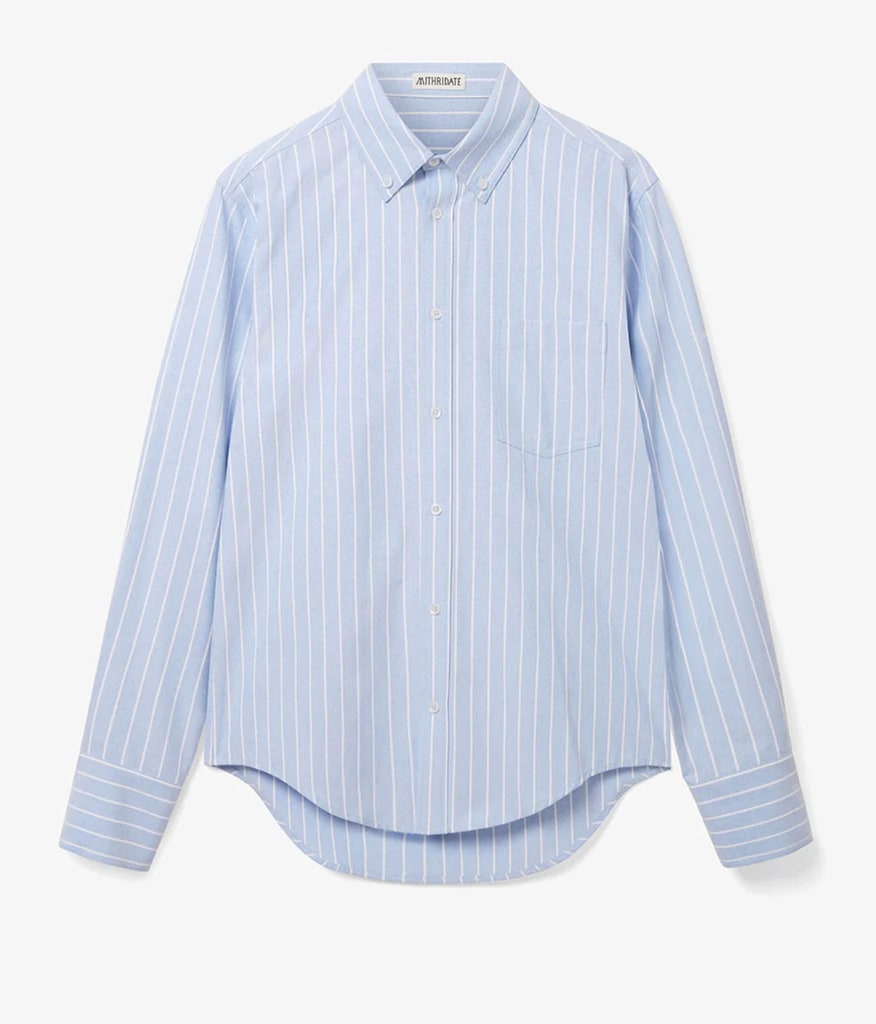 mithridate striped oxford shirt