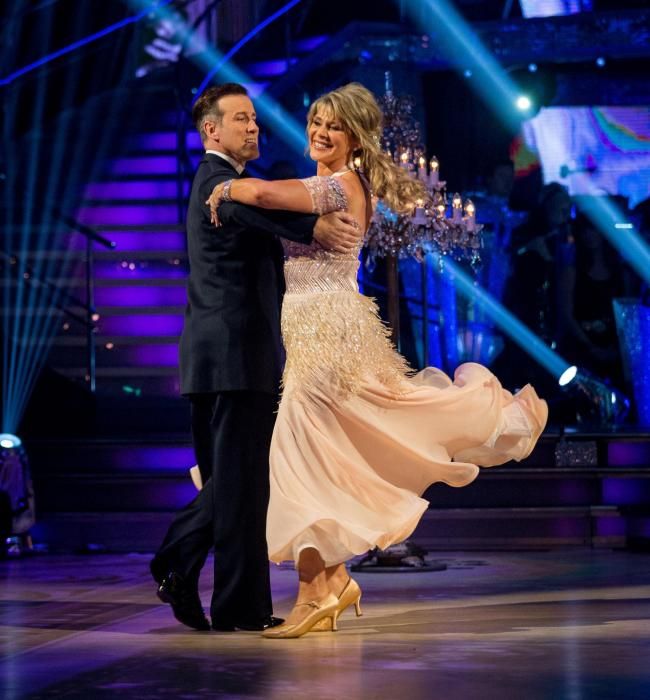 ruth langsford and anton du beke on strictly