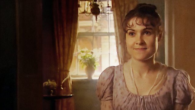 young woman in period clothing 