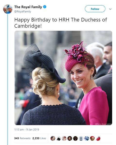 the queen wishes kate middleton happy birthday