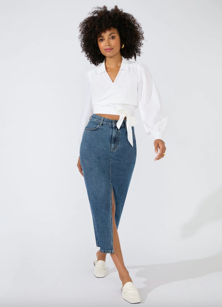 Ro & Zo denim skirt