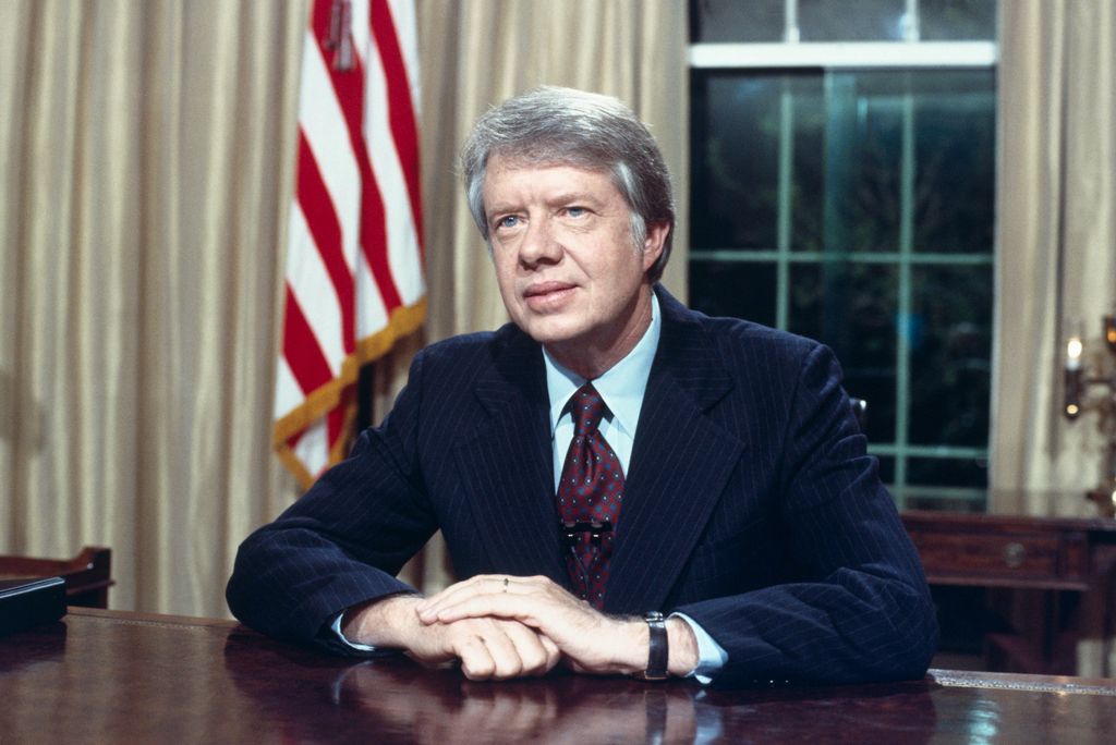 President Carter is about to address the nation from the White House on his energy proposals.