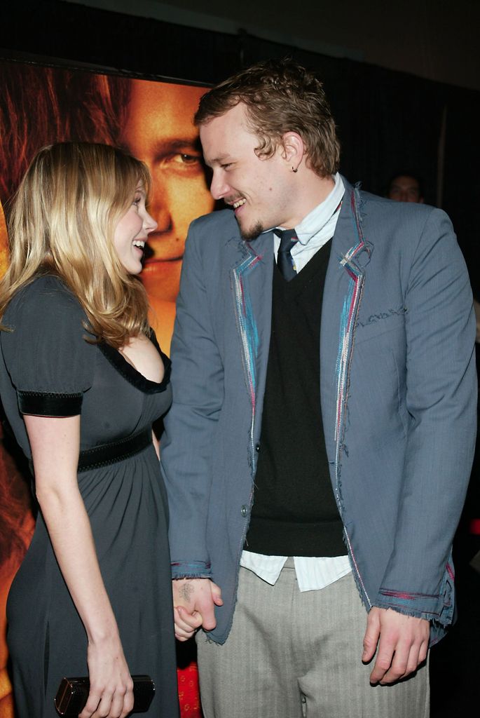 Michelle Williams, Heath Ledger during premiere of "Casanova" at Loews Lincoln Square in New York, New York, United States