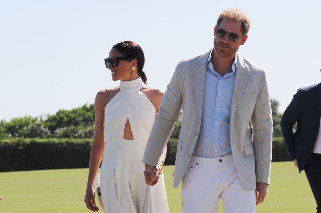 Harry and Meghan at the polo