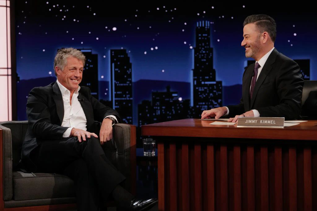 Hugh revealed the names of his two youngest daughters on Jimmy Kimmel