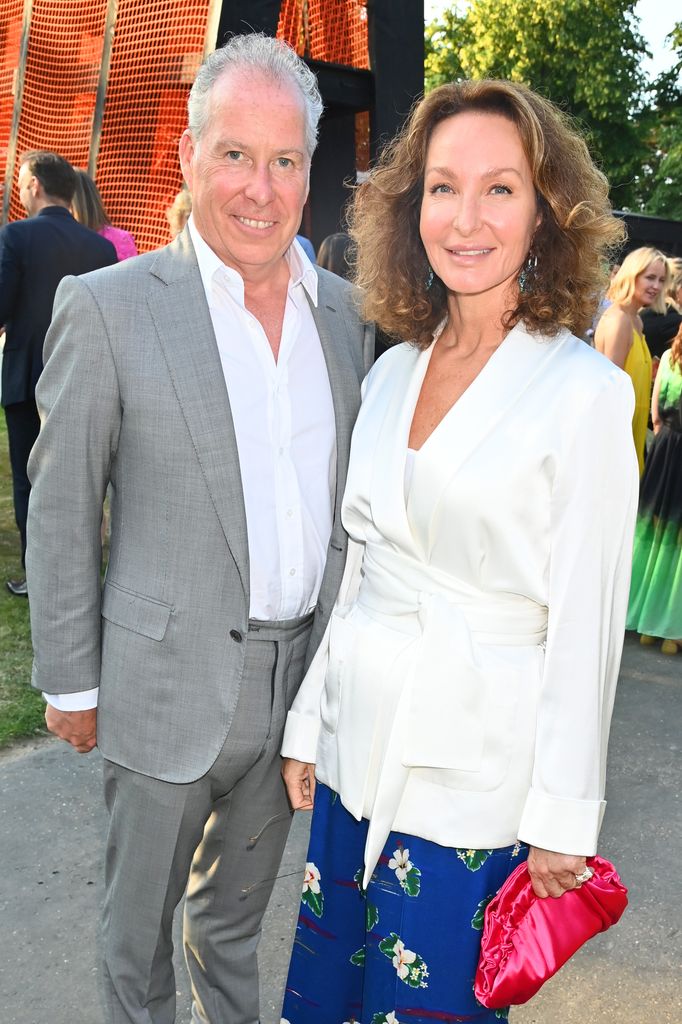 David Armstrong-Jones, 2nd Earl of Snowdon, and Isabelle Chopin De La Bruyere at The Serpentine Summer Party 2024