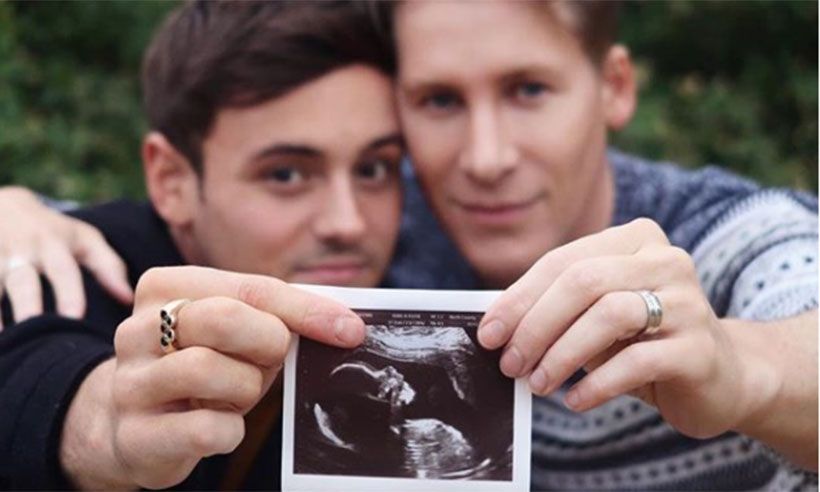 tom daley baby news