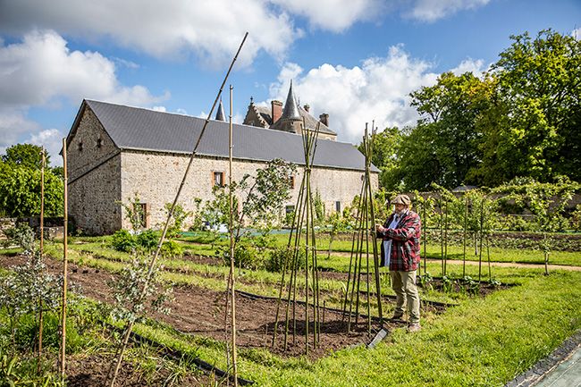 escape to the chateau vegetable garden