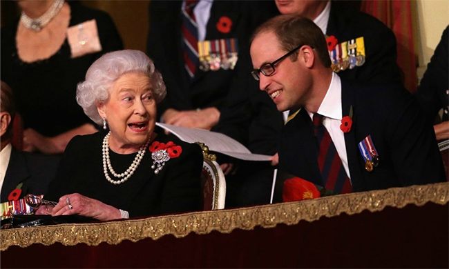 the queen shocked prince william