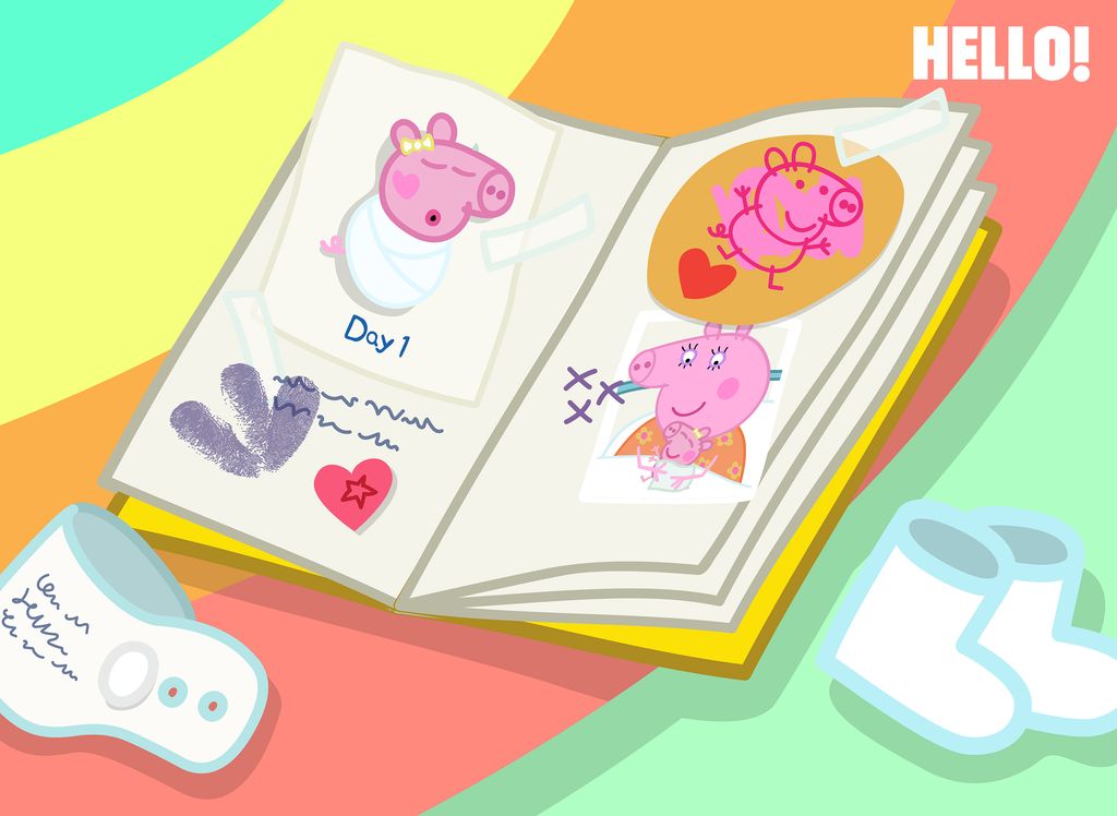 Peppa Pig baby sister reveal cartoon HELLO! exclusive