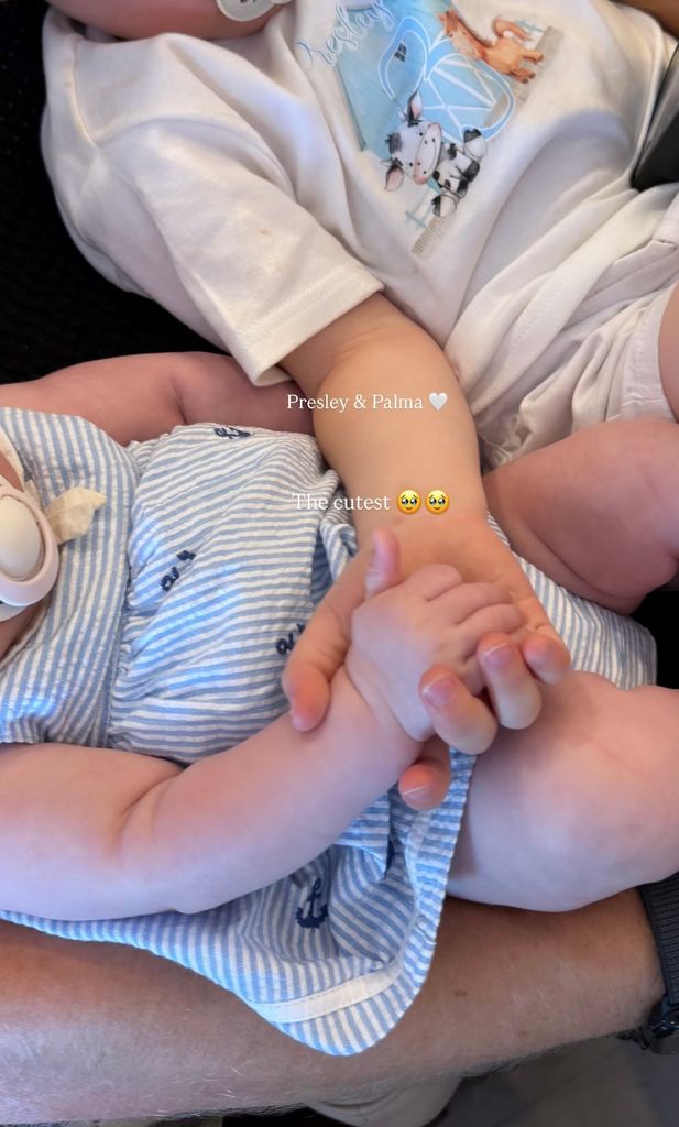 La hija de Michelle el ojo de su primo, hijo de Jessica Wres