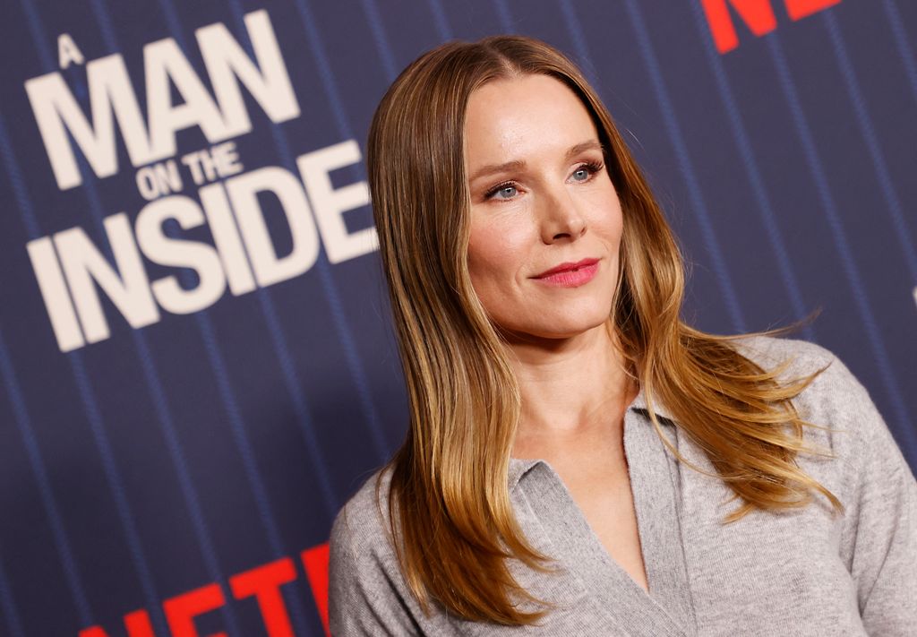 US actress Kristen Bell arrives for the Netflix premiere of "A Man on the Inside" at the Tudum Theater in Los Angeles, on November 10, 2024