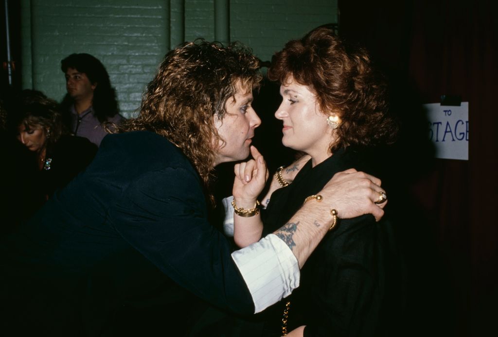 sharon and ozzy osbourne in 1985