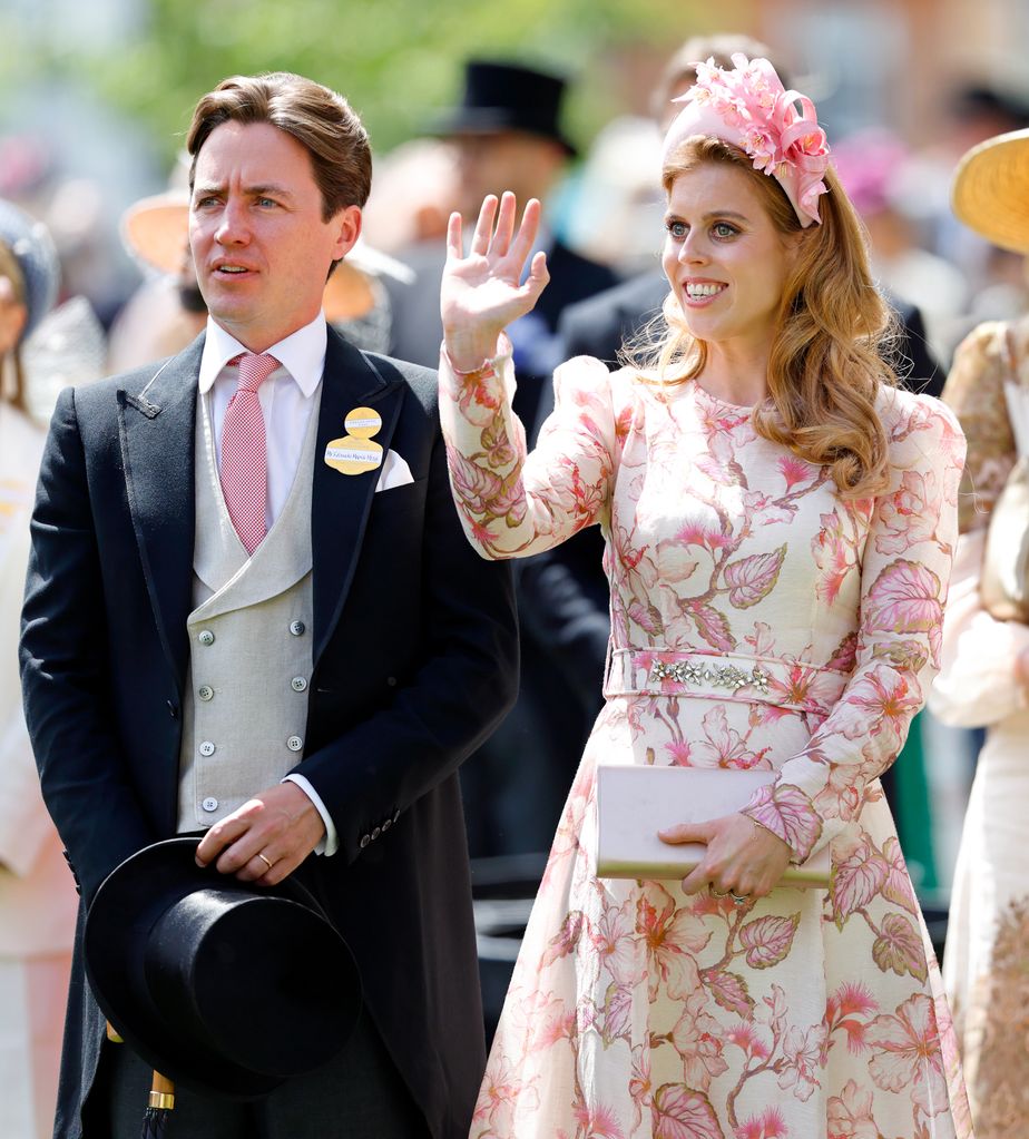 Beatrice and Edoardo at Royal Ascot