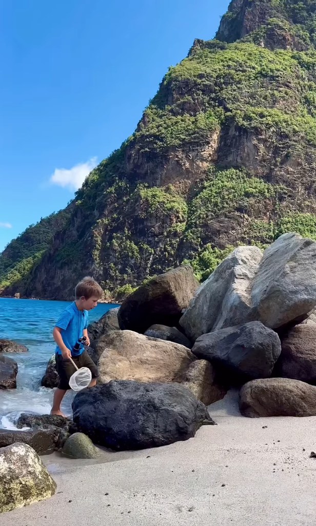 Still from a video shared by Joanna Gaines on Instagram September 2024 featuring her son Crew, in honor of announcing her next children's book inspired by him