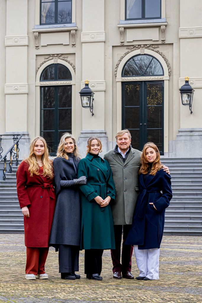 The Dutch royal family at Palace Huis ten Bosch