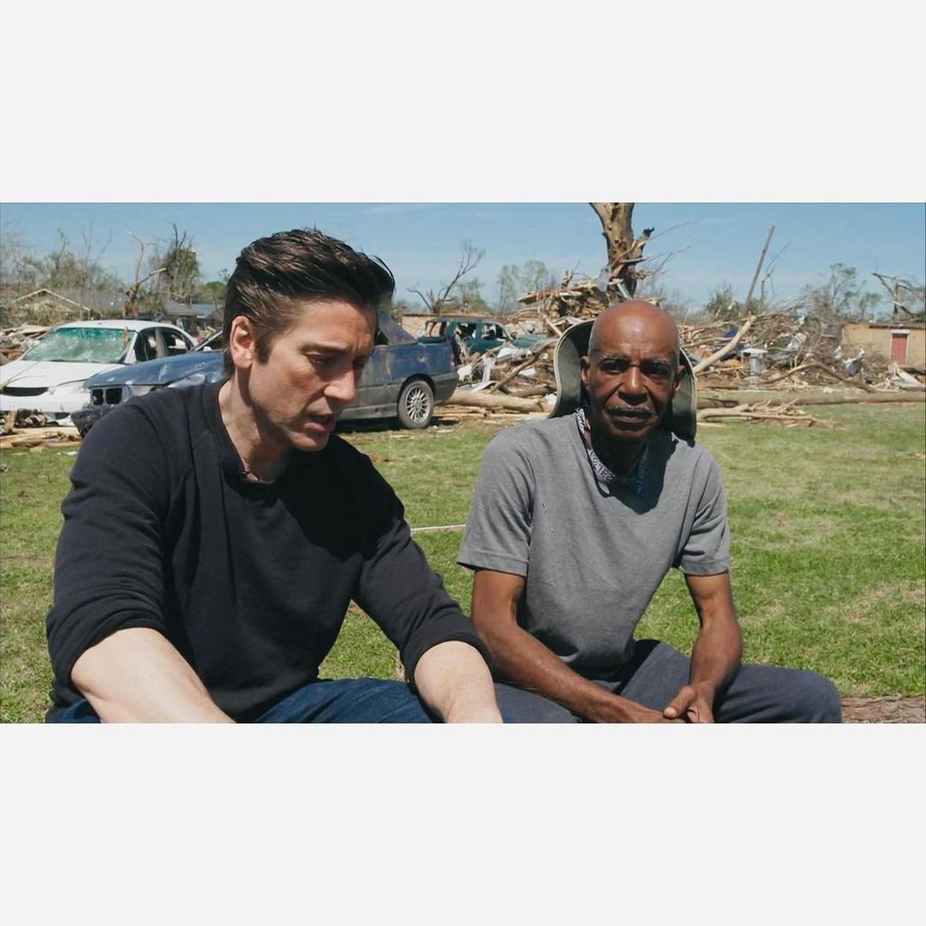 David Muir shares pictures of Erwin Macon, survivor of Mississippi tornadoes