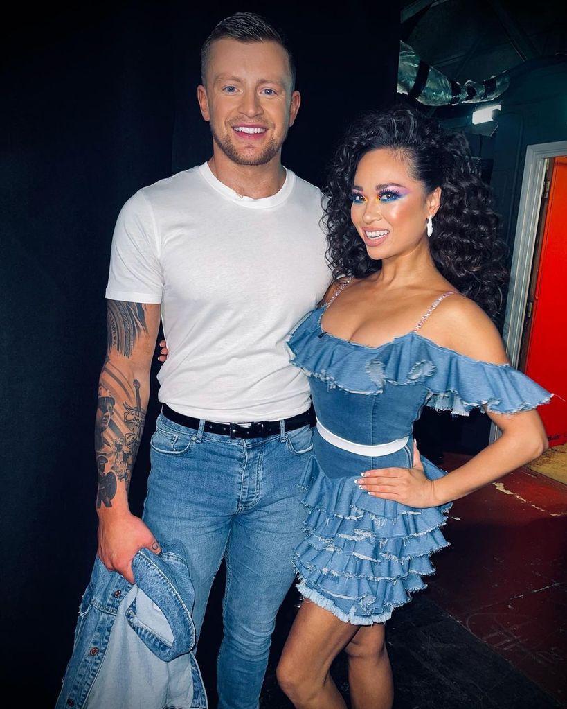 Adam Peaty and Katya Jones